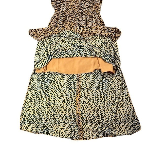 J Crew Animal Print High Neck Maxi Dress NWT sz 4 - Picture 7 of 14